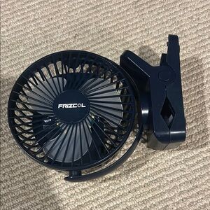 Black Portable Mini Fan.